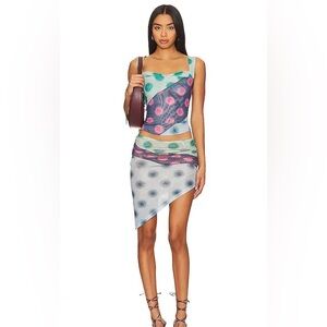 Miaou Luna Polkadot Patchwork Matching Set Size XS